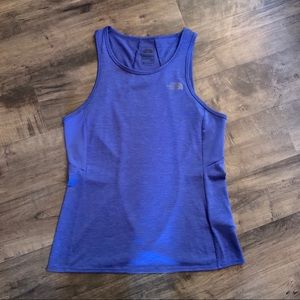 North Face blue tank top